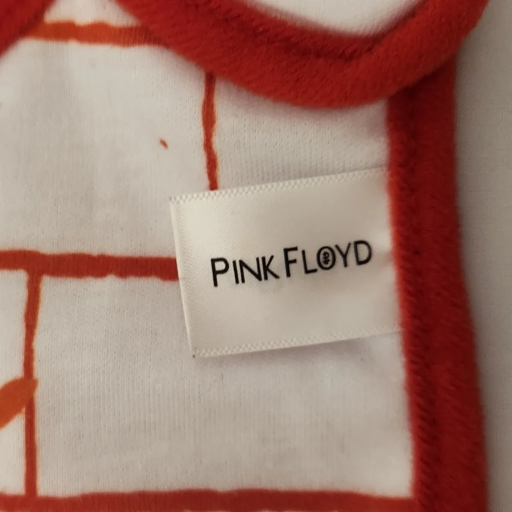 Daphyls Pink Floyd Pair of Baby Bibs One Size